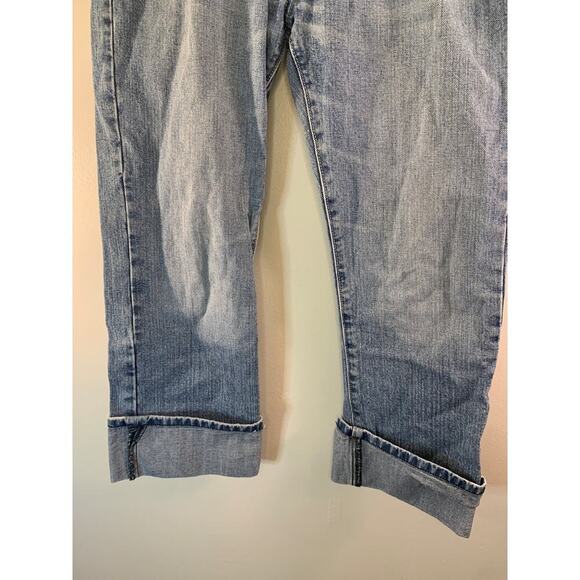 ABERCROMBIE & FITCH Women’s Cuffed Cropped Jeans / Size: 6 - Picture 5 of 10